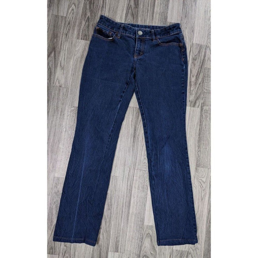 Banana Republic Womens Size 28 Straight Leg Pockets Denim Blue Jeans
